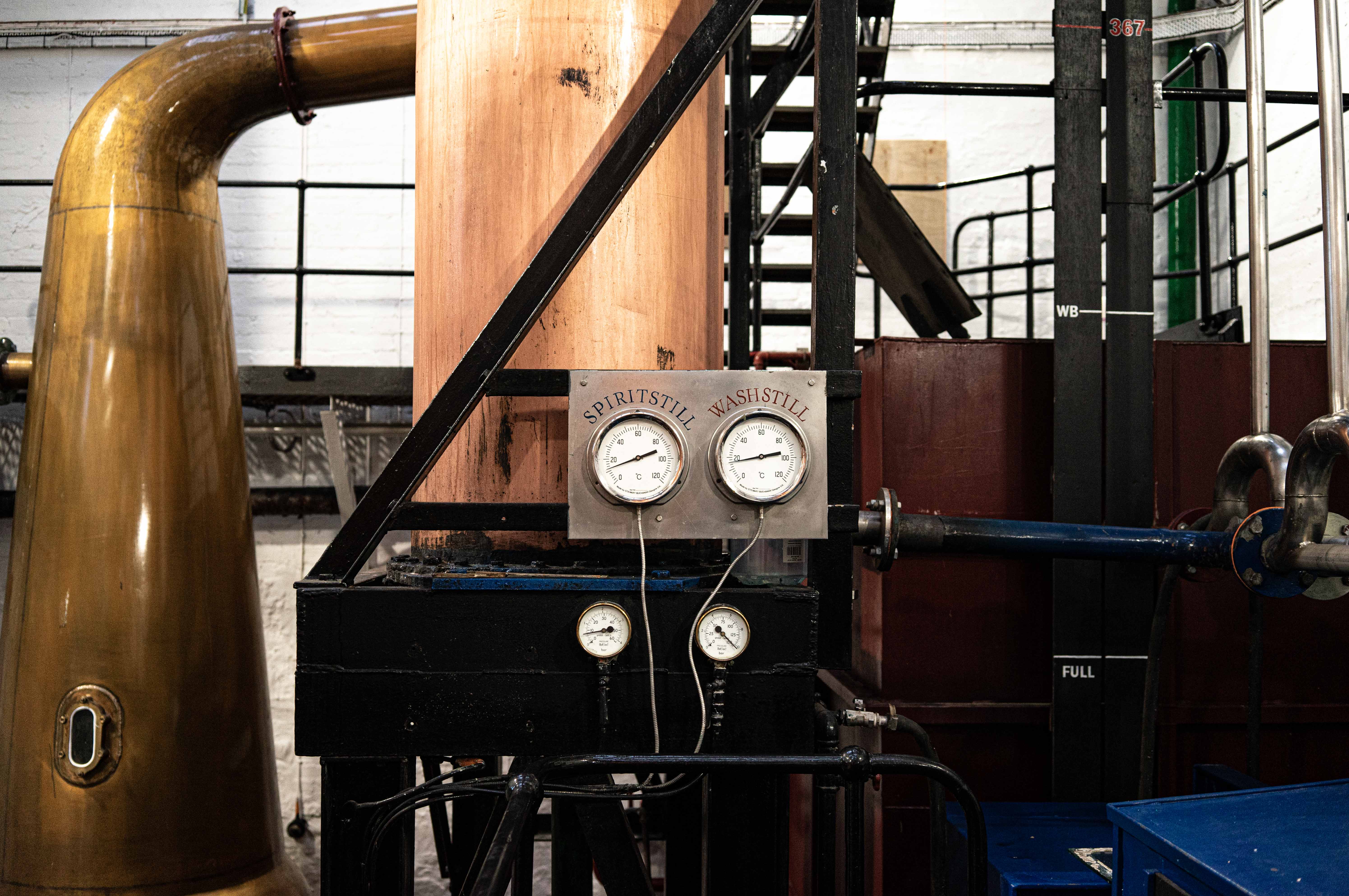 Distillation at the Tobermory Distillery