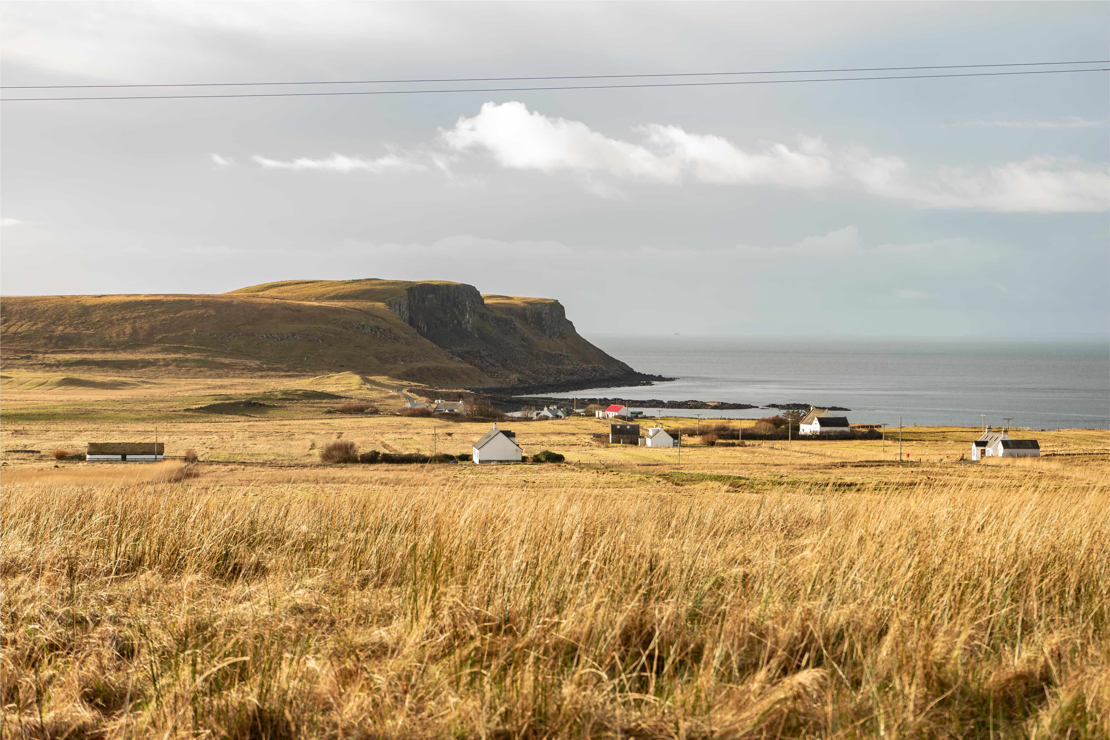 Scottish peat bog landscape used historically for whisky production