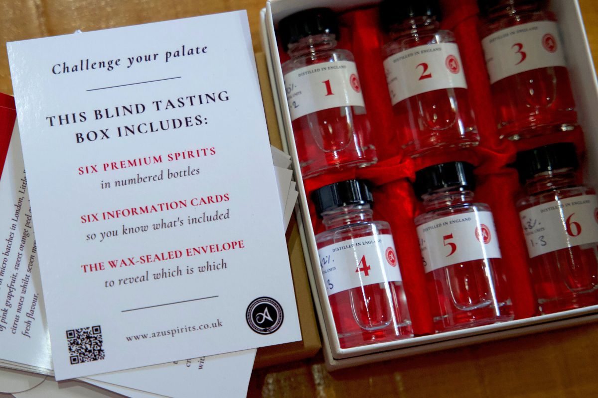 Yorkshire craft gin tasting gift set