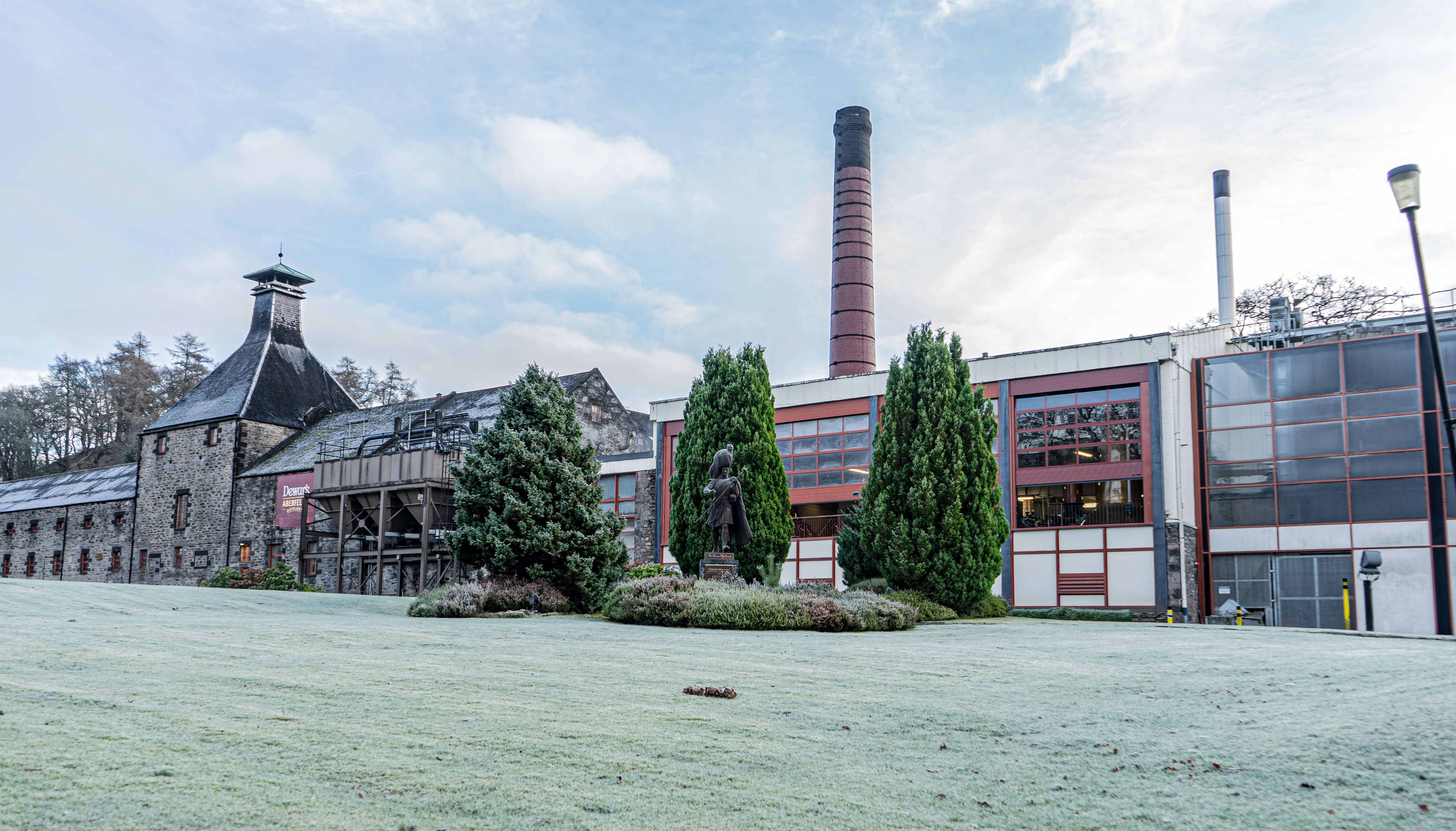 The Aberfeldy Distillery in Scotland